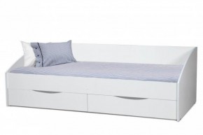 Кровать одинарная "Фея - 3" симметричная New (2000Х900) белая в Нефтекамске - neftekamsk.ok-mebel.com | фото