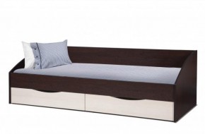 Кровать одинарная "Фея - 3" симметричная New (2000Х900) венге/вудлайн кремовый в Нефтекамске - neftekamsk.ok-mebel.com | фото 1