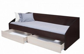 Кровать одинарная "Фея - 3" симметричная New (2000Х900) венге/вудлайн кремовый в Нефтекамске - neftekamsk.ok-mebel.com | фото 2