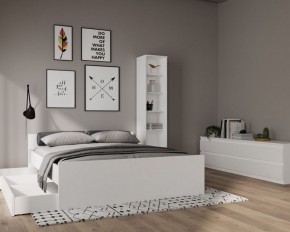 Кровать ОРИОН двухспальная с ортопедическим основанием 180х200, цвет белый в Нефтекамске - neftekamsk.ok-mebel.com | фото
