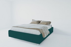 Кровать Подиум с ортопедическим основанием 800 (велюр бирюзовый) в Нефтекамске - neftekamsk.ok-mebel.com | фото 1
