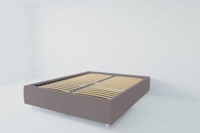 Кровать Подиум с ортопедическим основанием 800 (велюр темно-серый) в Нефтекамске - neftekamsk.ok-mebel.com | фото 2