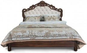 Кровать с мягким изголовьем "Патрисия", ламели (1800) караваджо в Нефтекамске - neftekamsk.ok-mebel.com | фото