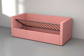 Кровать с ПМ (арт.030) (с/м 900*2000мм) (б/матр), ткань розовая в Нефтекамске - neftekamsk.ok-mebel.com | фото 2