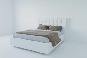 Кровать Венеция без основания 1200 (экокожа белая) в Нефтекамске - neftekamsk.ok-mebel.com | фото 1