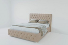 Кровать Версаль 1800 без основания (велюр светло серый) в Нефтекамске - neftekamsk.ok-mebel.com | фото