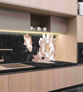 Кухонный фартук со столешницей (А-05) в едином стиле (3050 мм) в Нефтекамске - neftekamsk.ok-mebel.com | фото 1