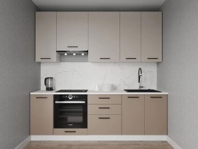 Кухонный гарнитур Каппучино 2400 h950 (Стол. 38мм) в Нефтекамске - neftekamsk.ok-mebel.com | фото