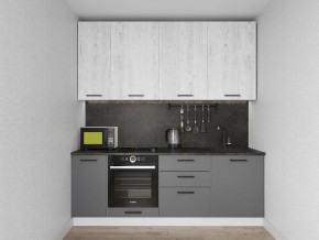 Кухонный гарнитур Санторини 2200 h 950 (Стол. 38мм) в Нефтекамске - neftekamsk.ok-mebel.com | фото
