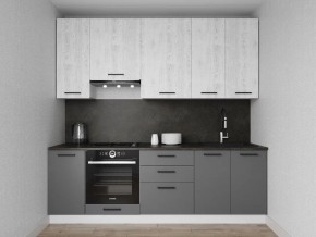 Кухонный гарнитур Санторини 2400 h950 (Стол. 26мм) в Нефтекамске - neftekamsk.ok-mebel.com | фото
