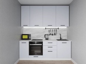 Кухонный гарнитур Смоки 2200 h950 (Стол. 38 мм) в Нефтекамске - neftekamsk.ok-mebel.com | фото
