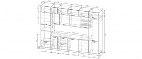 Кухонный гарнитур Старое Дерево 3400 (Стол. 38мм) в Нефтекамске - neftekamsk.ok-mebel.com | фото 2