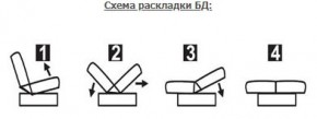 ЛАУРА ЛЮКС Диван Лаура Люкс БД+2подушки в Нефтекамске - neftekamsk.ok-mebel.com | фото 7