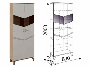 Лимба (гостиная) М02 Шкаф-витрина в Нефтекамске - neftekamsk.ok-mebel.com | фото
