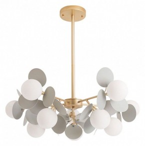 Люстра на штанге Arte Lamp Peacock A1369SP-10GY в Нефтекамске - neftekamsk.ok-mebel.com | фото