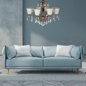 Люстра на штанге Arti Lampadari Borgese Borgese E 1.1.8.602 GB в Нефтекамске - neftekamsk.ok-mebel.com | фото 2