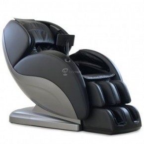 Массажное кресло PS6500 черно-серебряное в Нефтекамске - neftekamsk.ok-mebel.com | фото