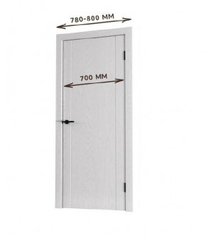 Межкомнатная дверь Bolivar Каньон браун (комплект) 700 в Нефтекамске - neftekamsk.ok-mebel.com | фото