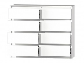 МС "Хилтон" Комод №3 1200 (8 ящ.) белый текстурный в Нефтекамске - neftekamsk.ok-mebel.com | фото 3