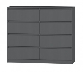 МС "Хилтон" Комод №3 1200 (8 ящ.) графит в Нефтекамске - neftekamsk.ok-mebel.com | фото 2