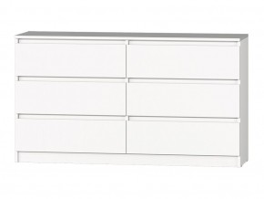 МС "Хилтон" Комод №5 1400 (6 ящ.) белый текстурный в Нефтекамске - neftekamsk.ok-mebel.com | фото 2
