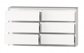 МС "Хилтон" Комод №5 1400 (6 ящ.) белый текстурный в Нефтекамске - neftekamsk.ok-mebel.com | фото 3