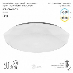 Накладной светильник Эра Классик SPB-6-70-RC Sparkle в Нефтекамске - neftekamsk.ok-mebel.com | фото 2