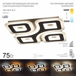 Накладной светильник Эра  SPB-6 GEO 4 RC 75 в Нефтекамске - neftekamsk.ok-mebel.com | фото 2