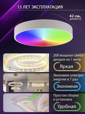 Накладной светильник Natali Kovaltseva MODERN LED LAMPS 81105/1C в Нефтекамске - neftekamsk.ok-mebel.com | фото 6