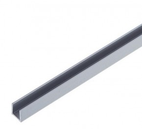 Планка торцевая "П" 4 мм для стеновой панели (алюминий) в Нефтекамске - neftekamsk.ok-mebel.com | фото