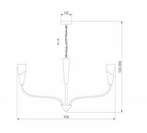 Подвесная люстра Eurosvet Rhyton 60167/8 никель в Нефтекамске - neftekamsk.ok-mebel.com | фото 6