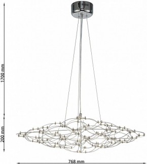 Подвесная люстра Favourite Thinner 4305-8P в Нефтекамске - neftekamsk.ok-mebel.com | фото 5