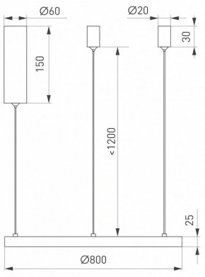 Подвесной светильник Arlight CONGO 046245 в Нефтекамске - neftekamsk.ok-mebel.com | фото 4