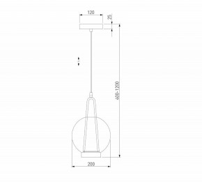 Подвесной светильник Eurosvet Frasco 50267/1 LED черный в Нефтекамске - neftekamsk.ok-mebel.com | фото 4