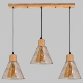 Подвесной светильник Imex MD.5870 MD.5870-3-P-WOOD+BK в Нефтекамске - neftekamsk.ok-mebel.com | фото
