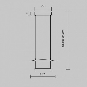 Подвесной светильник Maytoni Ambience MOD280PL-L23B3K1 в Нефтекамске - neftekamsk.ok-mebel.com | фото 4