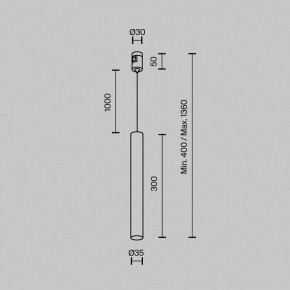 Подвесной светильник Maytoni Focus Led TR155-1-5W3K-BS в Нефтекамске - neftekamsk.ok-mebel.com | фото 4