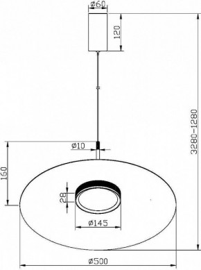 Подвесной светильник Maytoni Halo MOD041PL-L15W3K1 в Нефтекамске - neftekamsk.ok-mebel.com | фото 4