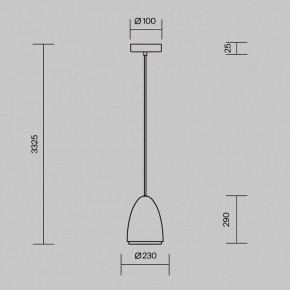 Подвесной светильник Maytoni Pilastro MOD430PL-01CM в Нефтекамске - neftekamsk.ok-mebel.com | фото 5