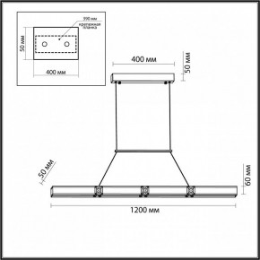 Подвесной светильник Odeon Light Mesh 7083/20L в Нефтекамске - neftekamsk.ok-mebel.com | фото 7