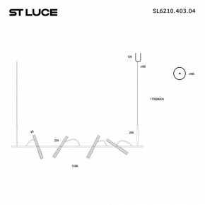 Подвесной светильник ST-Luce LILT SL6210.403.04 в Нефтекамске - neftekamsk.ok-mebel.com | фото 2