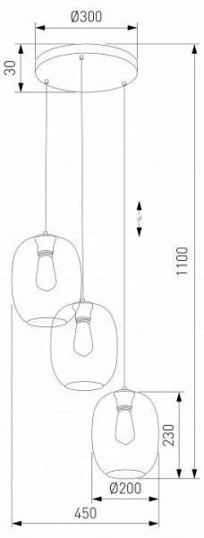 Подвесной светильник TK Lighting Elio 5973 Elio в Нефтекамске - neftekamsk.ok-mebel.com | фото 3