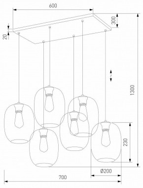 Подвесной светильник TK Lighting Elio 5974 Elio в Нефтекамске - neftekamsk.ok-mebel.com | фото 3