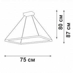 Подвесной светильник Vitaluce V2704 V2704-9/1S в Нефтекамске - neftekamsk.ok-mebel.com | фото 3