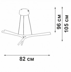 Подвесной светильник Vitaluce V2708 V2708-9/3S в Нефтекамске - neftekamsk.ok-mebel.com | фото 3