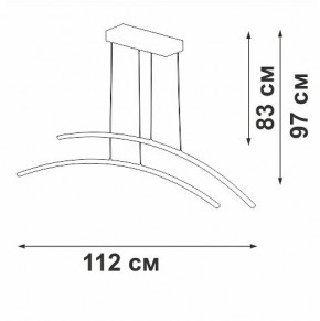 Подвесной светильник Vitaluce V2709 V2709-8/2S в Нефтекамске - neftekamsk.ok-mebel.com | фото 3