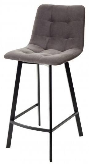 Полубарный стул CHILLI-QB SQUARE графит #14, велюр / черный каркас (H=66cm) М-City в Нефтекамске - neftekamsk.ok-mebel.com | фото 1