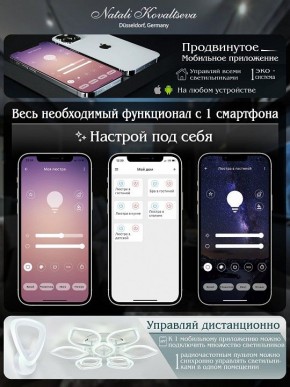 Потолочная люстра Natali Kovaltseva COBRA LED LAMPS 81121/7C в Нефтекамске - neftekamsk.ok-mebel.com | фото 7