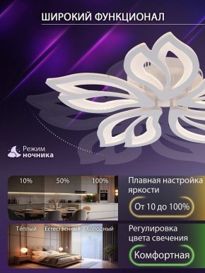 Потолочная люстра Natali Kovaltseva FORTUNA LED LAMPS 81107/4C в Нефтекамске - neftekamsk.ok-mebel.com | фото 6