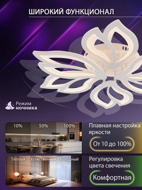 Потолочная люстра Natali Kovaltseva FORTUNA LED LAMPS 81107/6C в Нефтекамске - neftekamsk.ok-mebel.com | фото 6